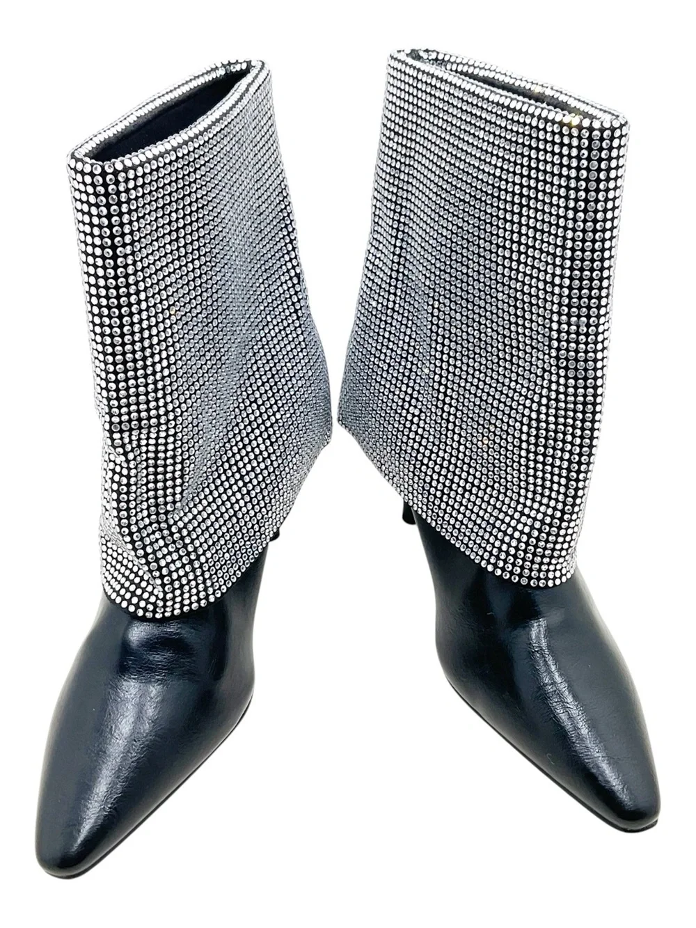 🆕{Steve Madden} Blitzee Rhinestone Foldover Boots